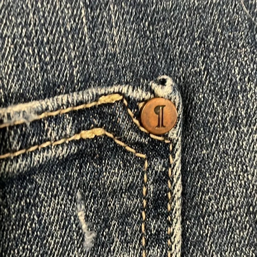 Pilcro Anthropologie Women Jean Shorts Size 26 Denim Distressed Causal Bohemian